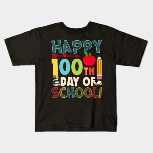 100th Day of School Teachers Kids Child Happy 100 Days Kids T-Shirt